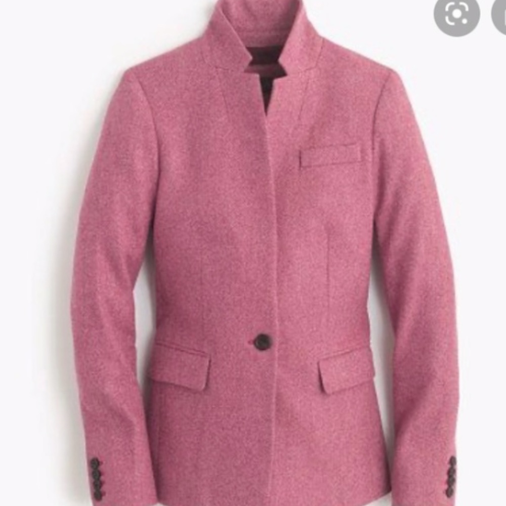 J. Crew Donegal Wool Tweed Regent Blazer Single button 8